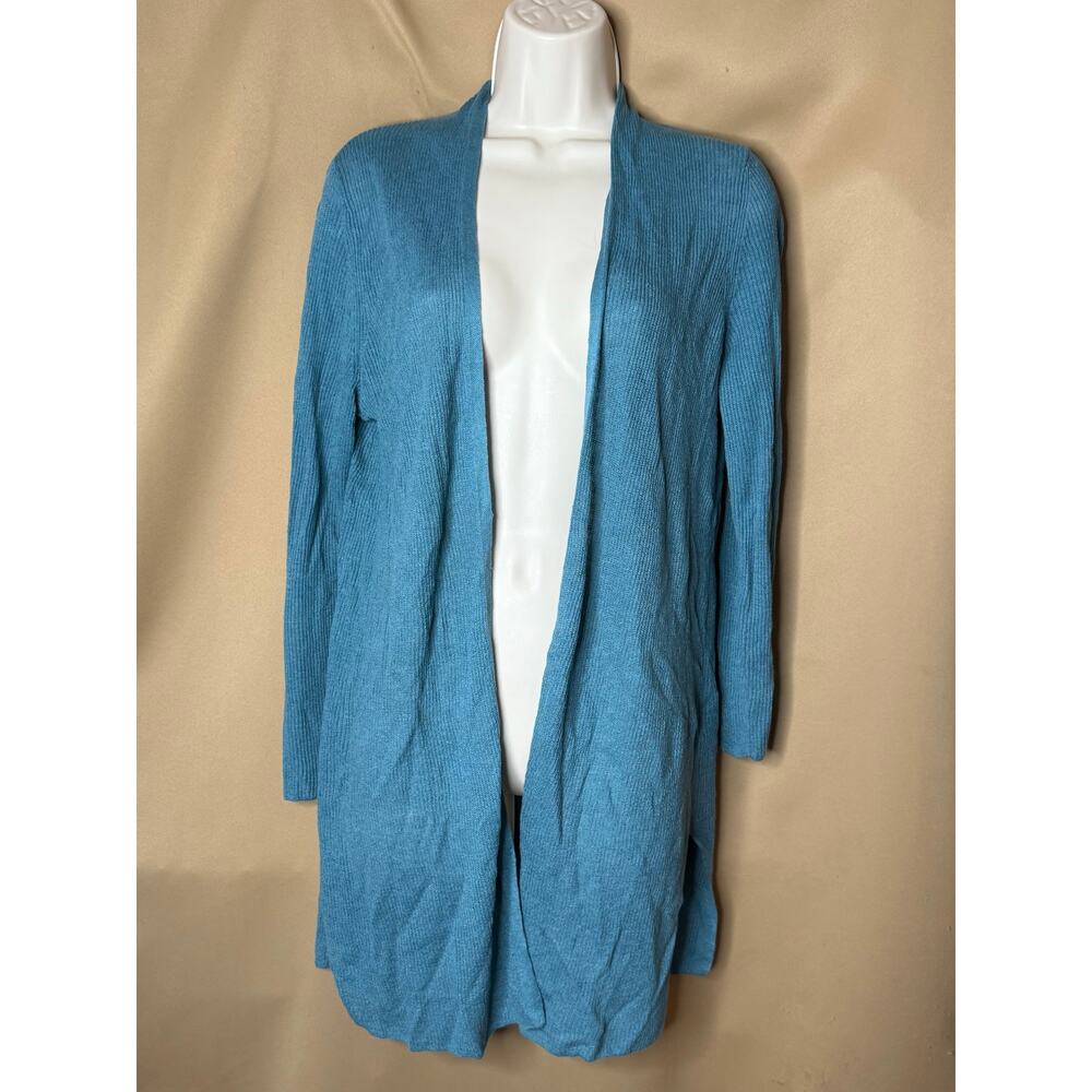 Eileen Fisher River Linen Blend Long Cardigan Sweater XS NWT - Picture 6 of 12